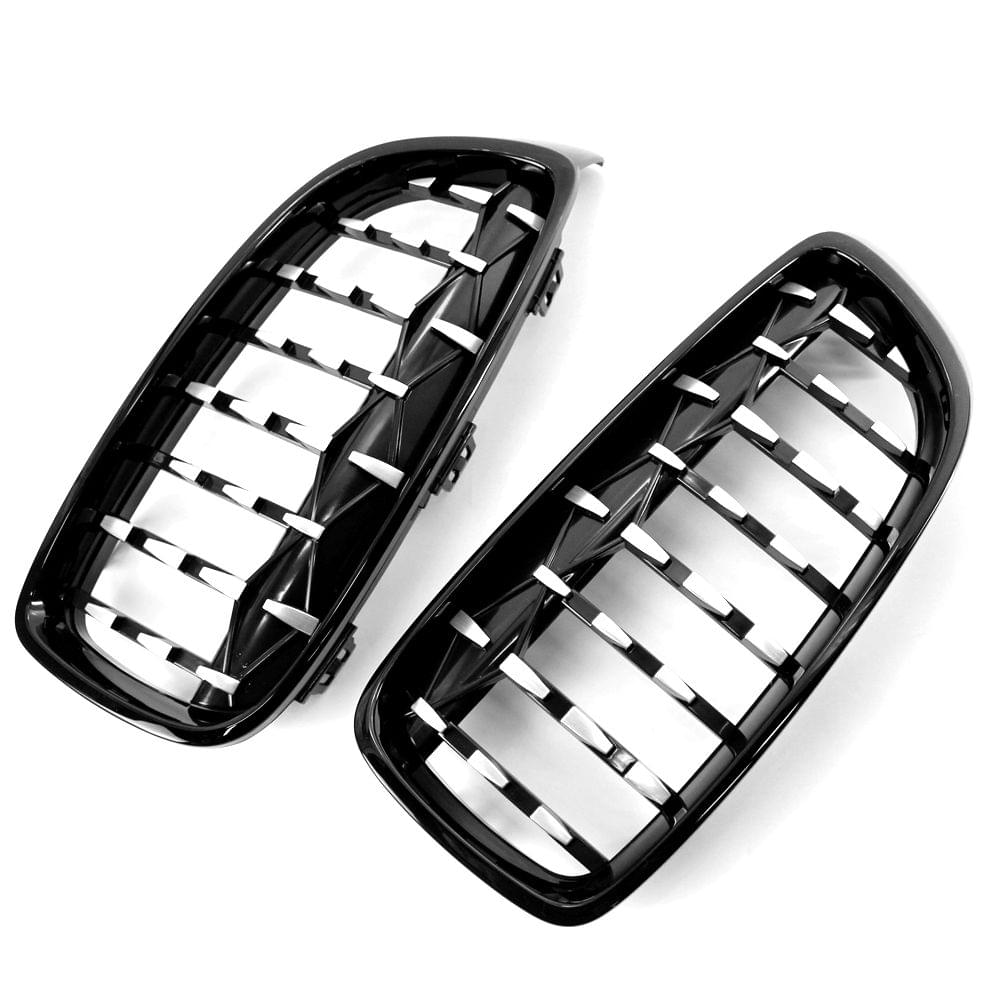 New Semi-plating Front Dual Kidney Grill Grille Fit for BMW