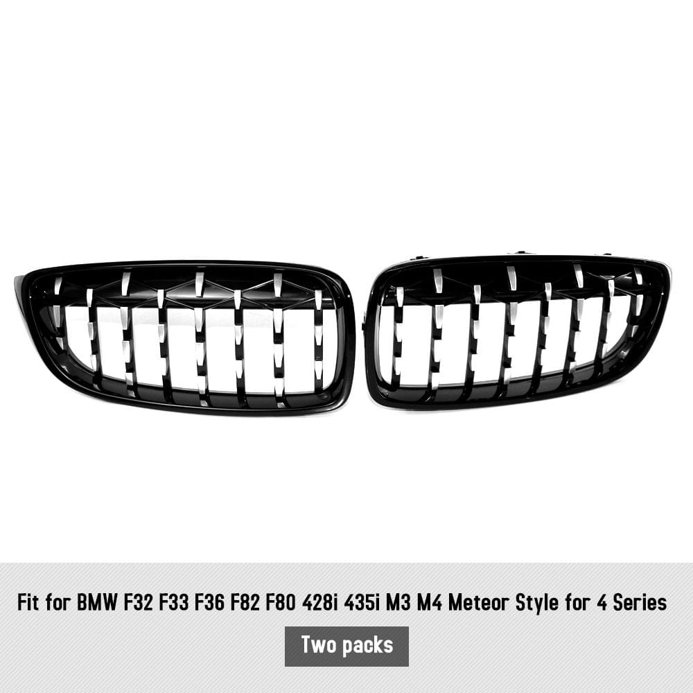 New Semi-plating Front Dual Kidney Grill Grille Fit for BMW