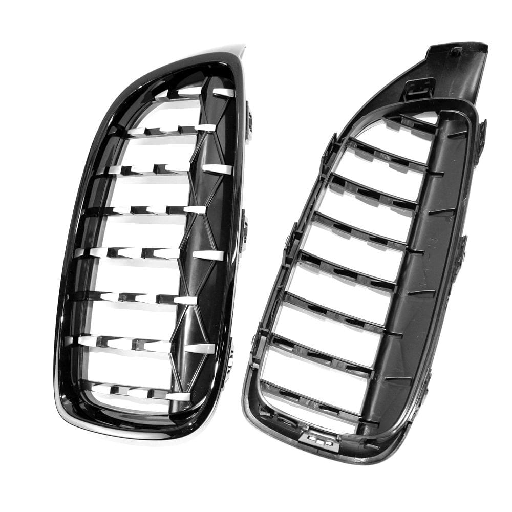 New Semi-plating Front Dual Kidney Grill Grille Fit for BMW