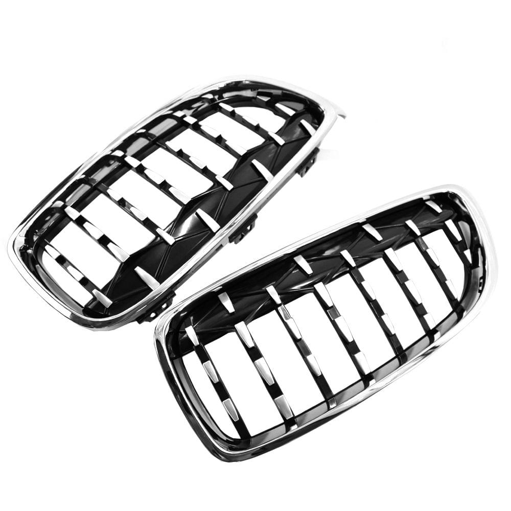 New Plating Front Dual Kidney Grill Grille Fit for BMW F32