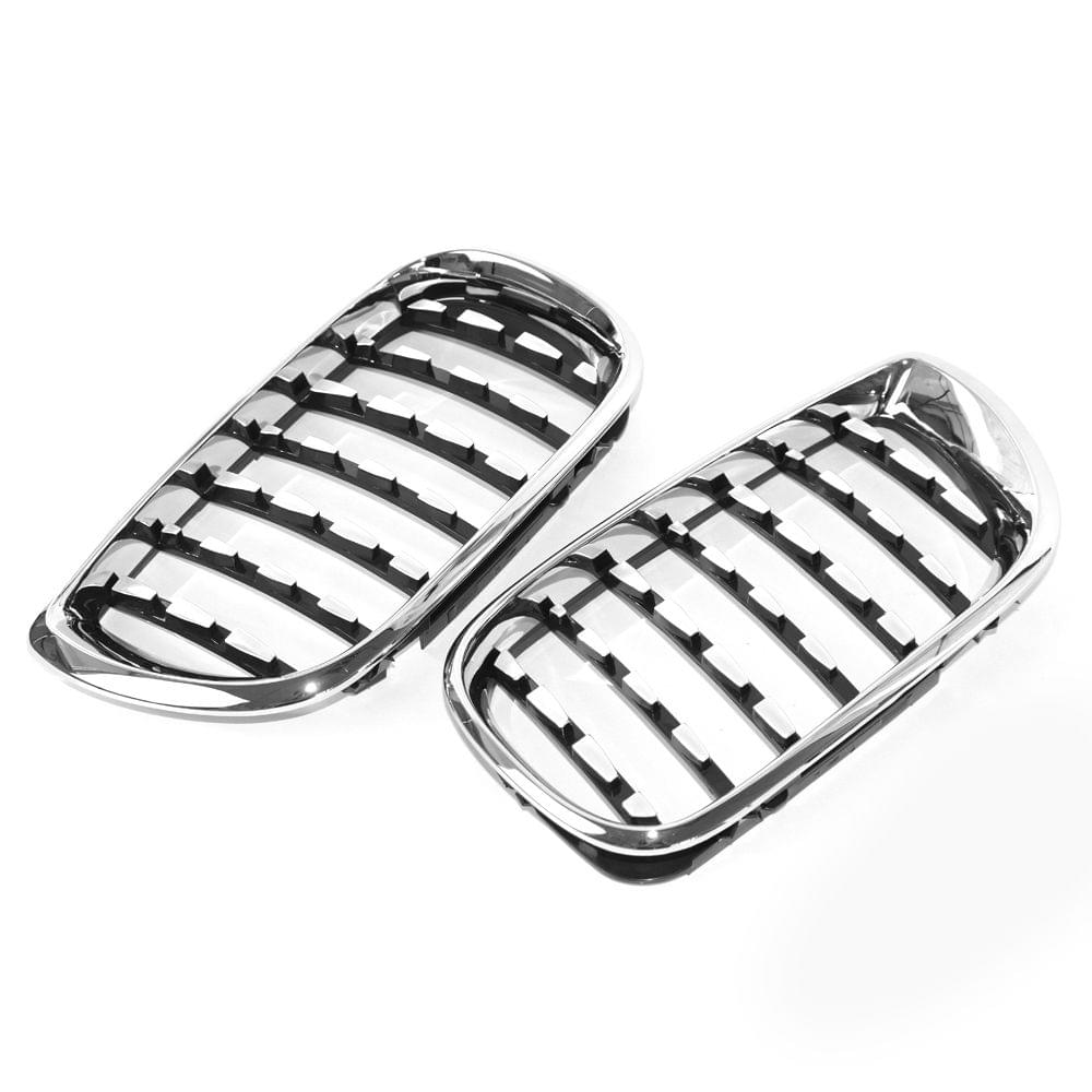 New Plating Front Dual Kidney Grill Grille Fit for BMW E46 3