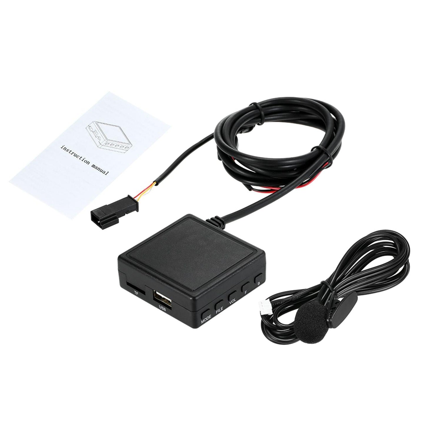 Car Audio Wireless Phone Call BT Music AUX Adapter Fit for