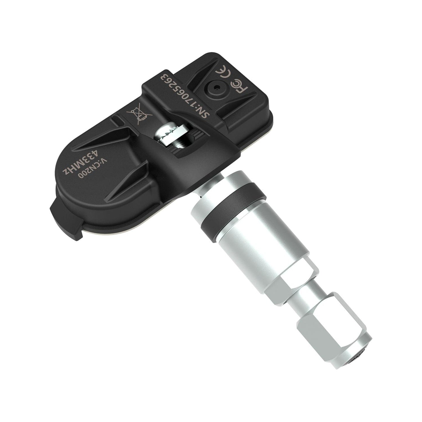 TPMS tire Pressure Monitoring System, Solar Wireless and USB - 1