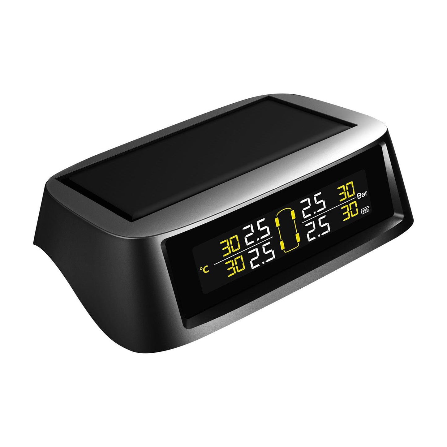 TPMS tire Pressure Monitoring System, Solar Wireless and USB - 2