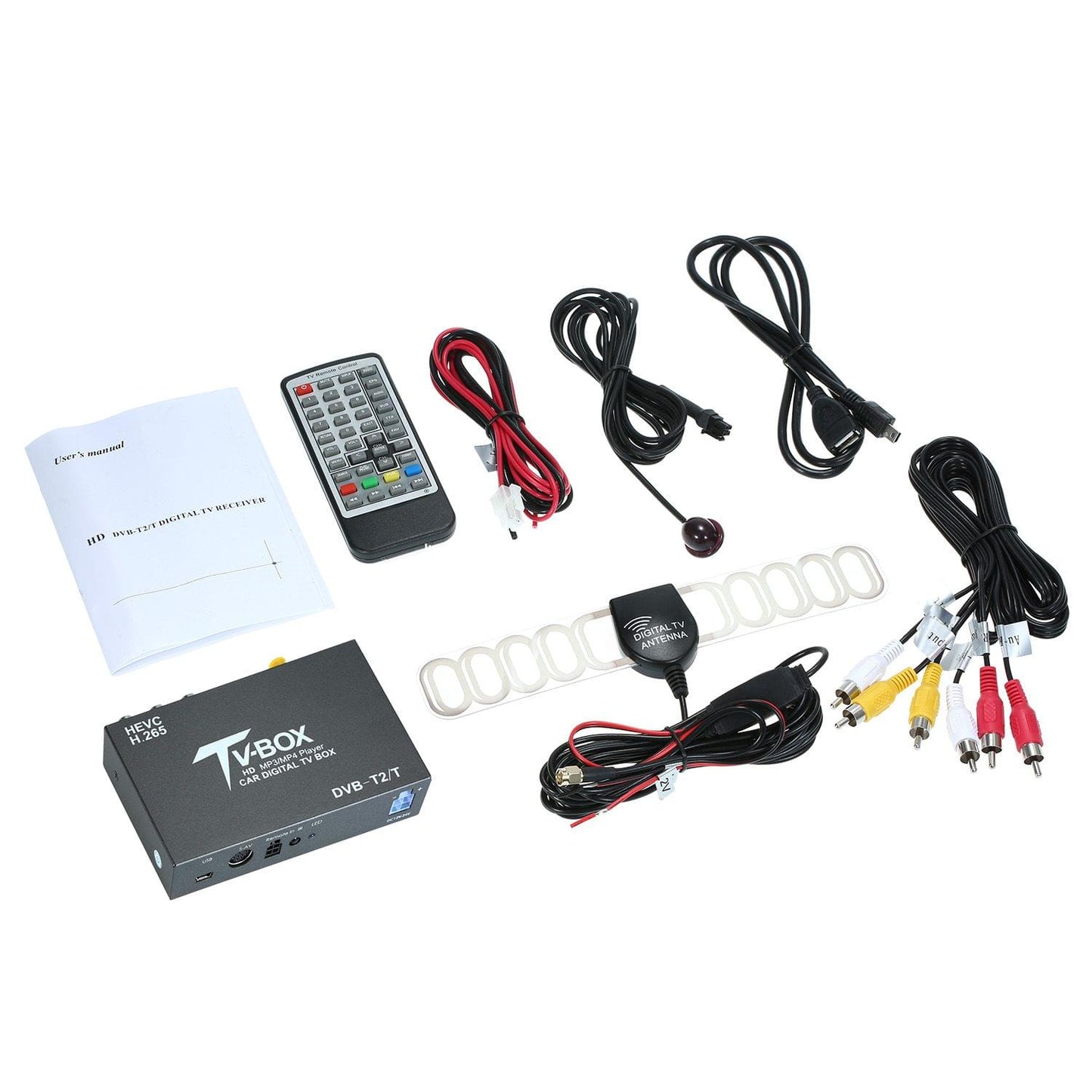 Car TV Signal Box DVB-T/T2 Car Mobile Digital TV Box