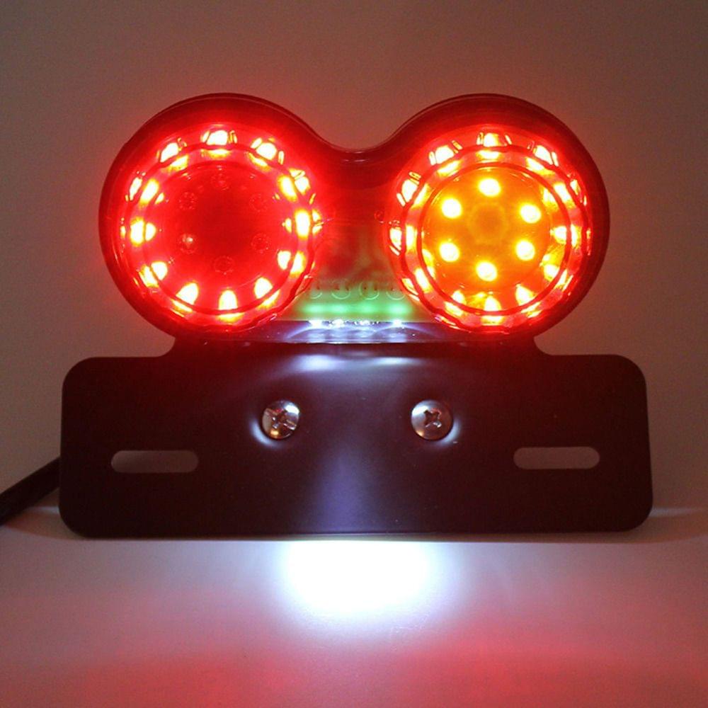 Universal LED Motorcycle Tail Lamp Turn Signal Light Dual