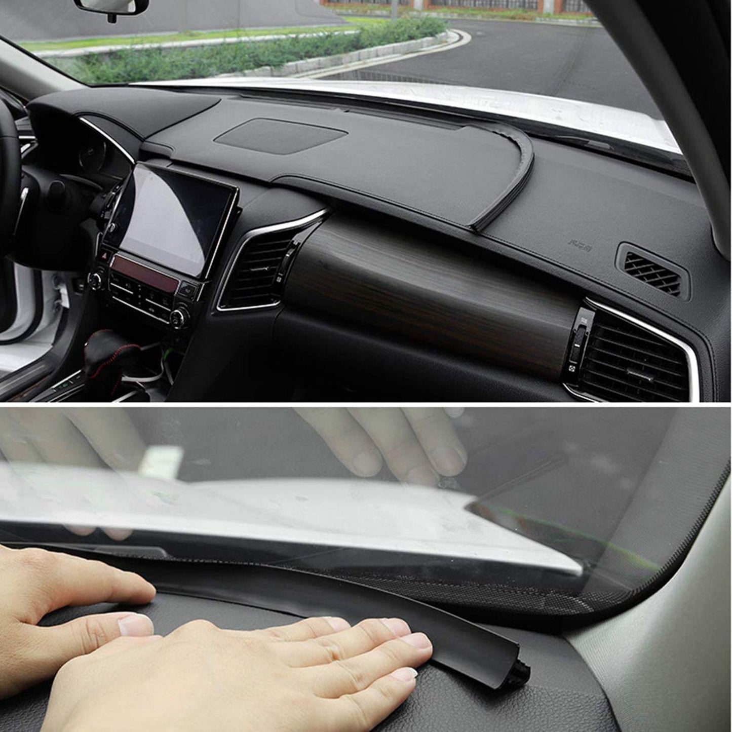 Car Rubber Seal Strips Windshield Windscreen Gap Dashboard
