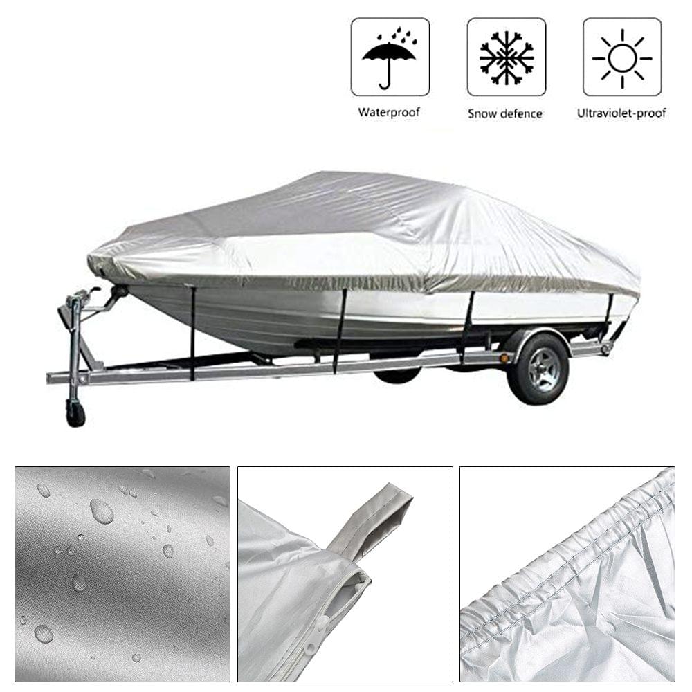 Boat Cover Yacht Outdoor Protection Waterproof Heavy Duty - 17-19FT
