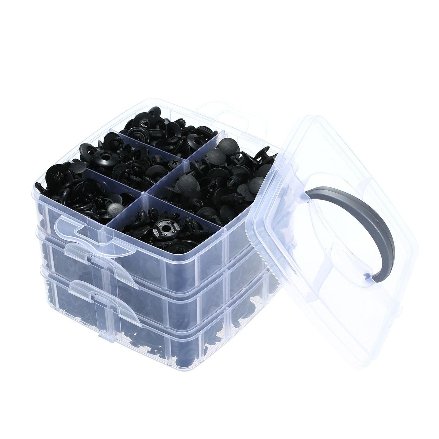 655Pcs Car Push Retainer Clips & Plastic Fasteners Kit 17