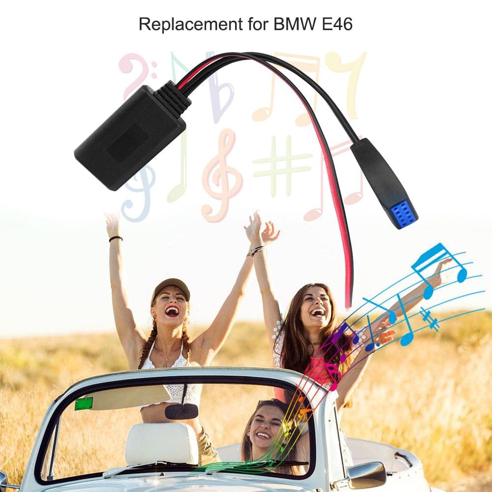 Car AUX Audio Adapter BT Module 10pin Replacement for BMW