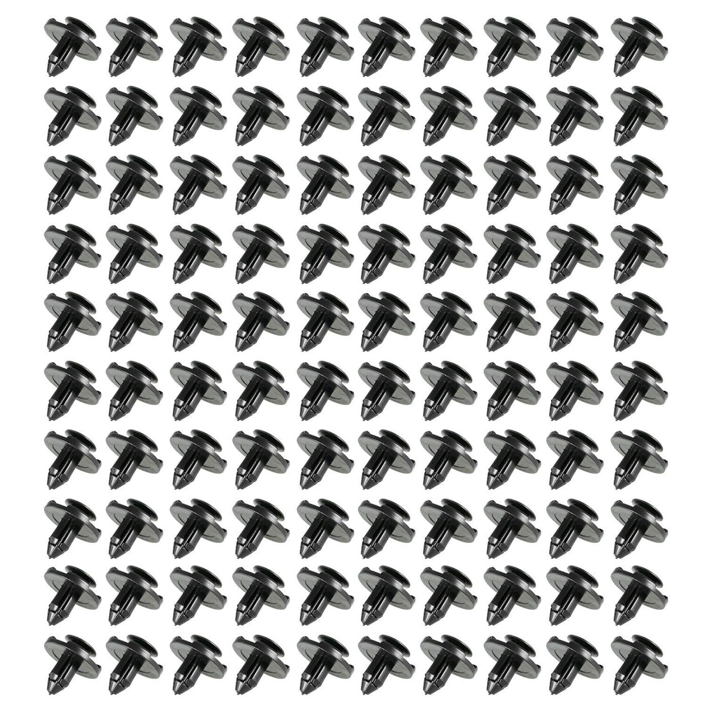 100PCS Nylon Push-Type Automotive Clips Rivet Retainer - 25mm
