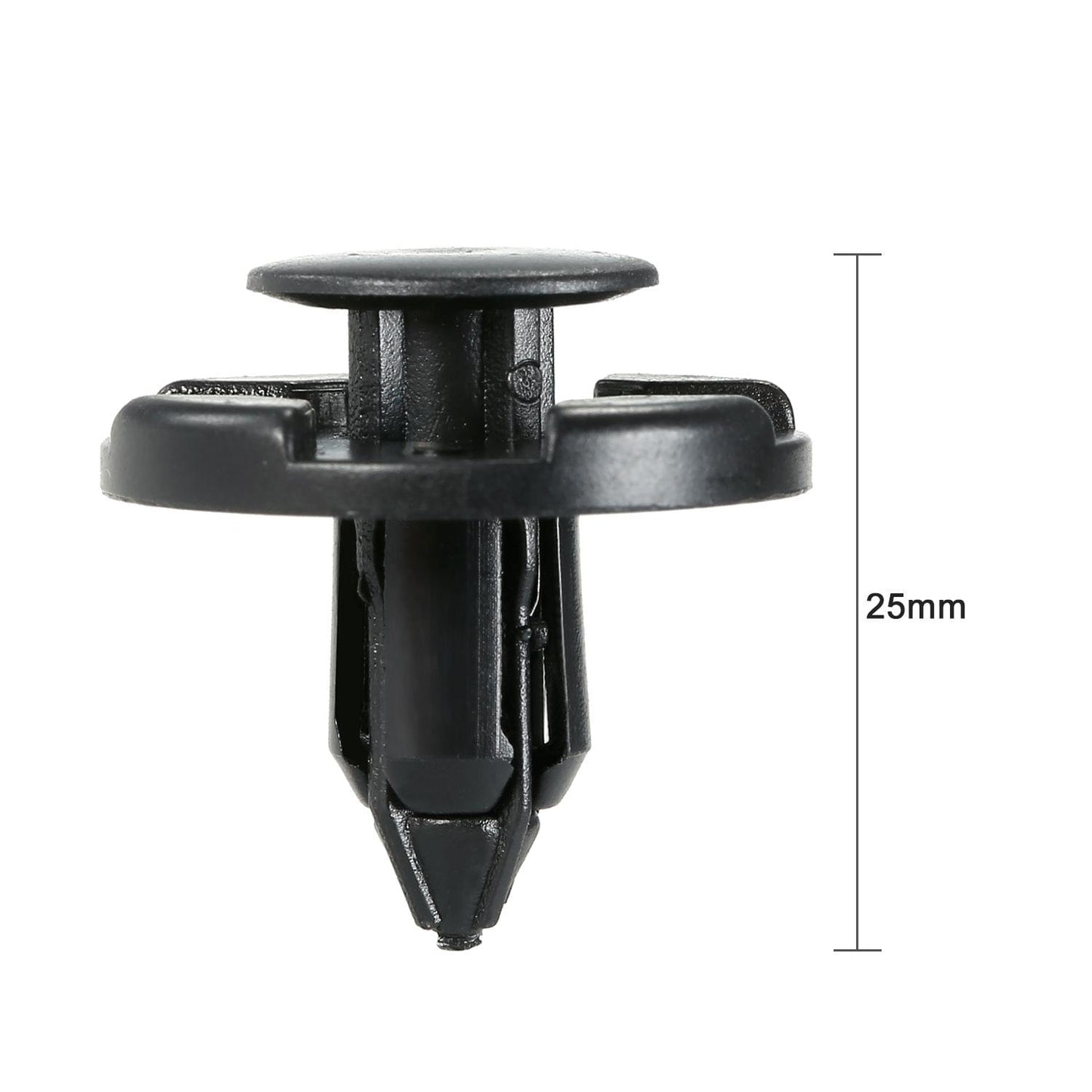 100PCS Nylon Push-Type Automotive Clips Rivet Retainer - 25mm