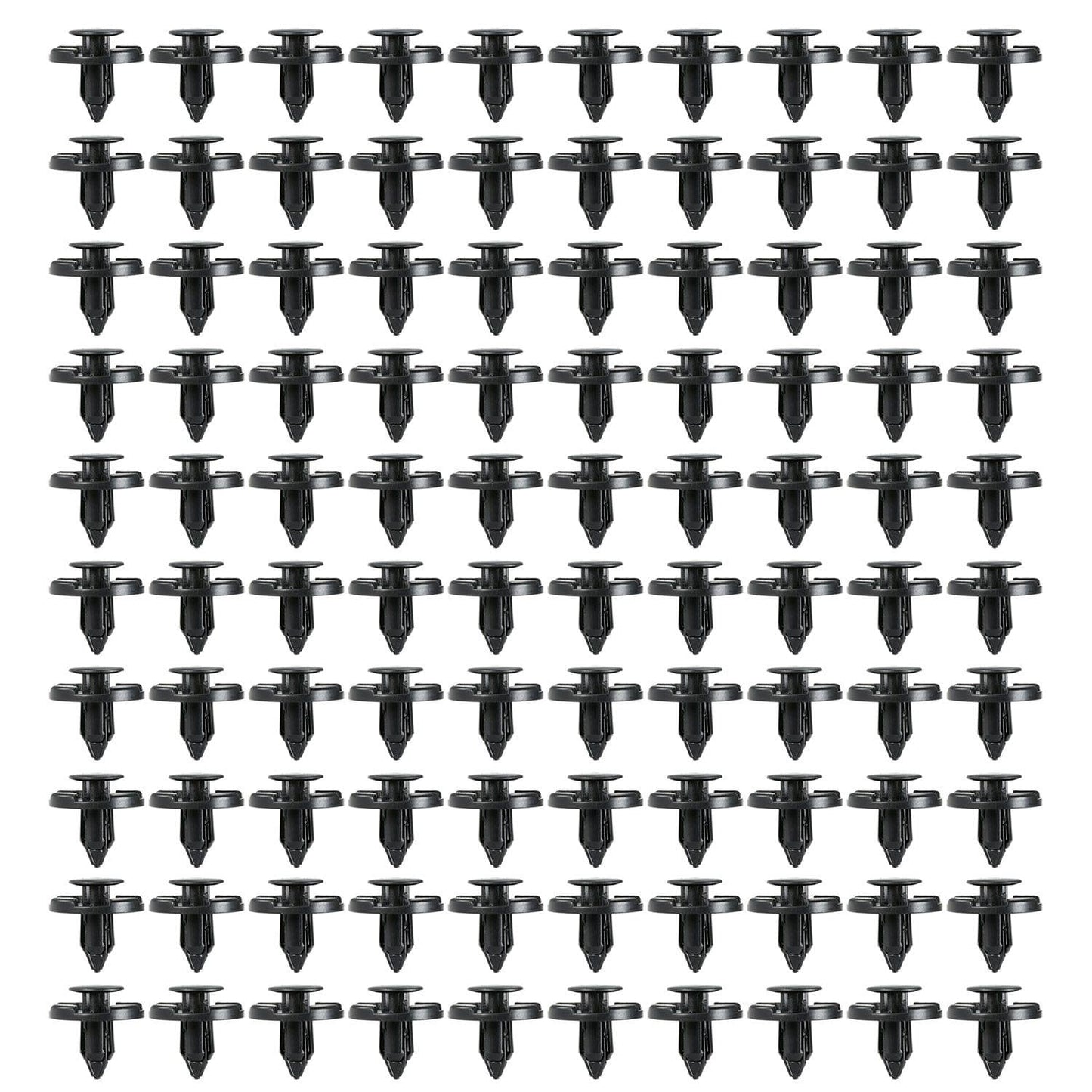 100PCS Nylon Push-Type Automotive Clips Rivet Retainer - 25mm