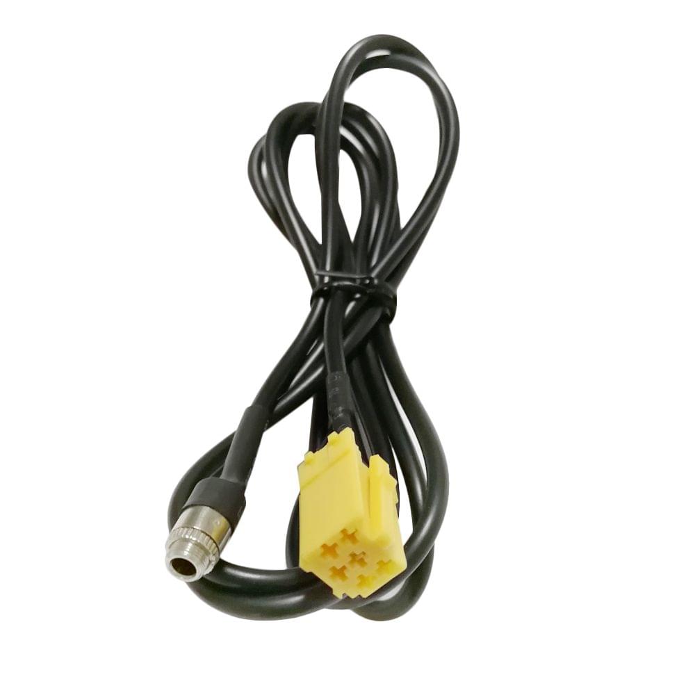 Car AUX USB Radio Adapter ISO 6pin AUX Audio Cable Wireless