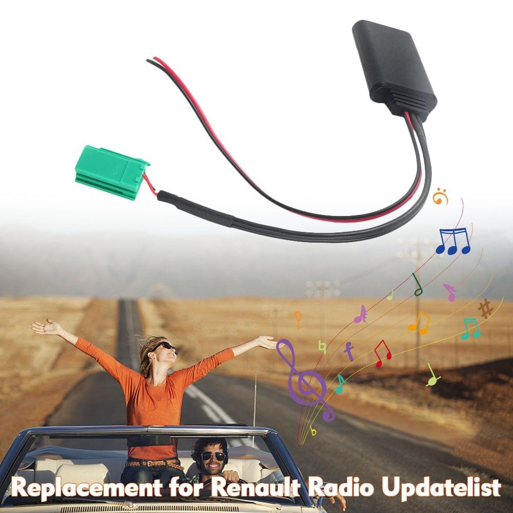 Car AUX Audio BT Adapter AUX-IN ISO 6Pin Replacement for