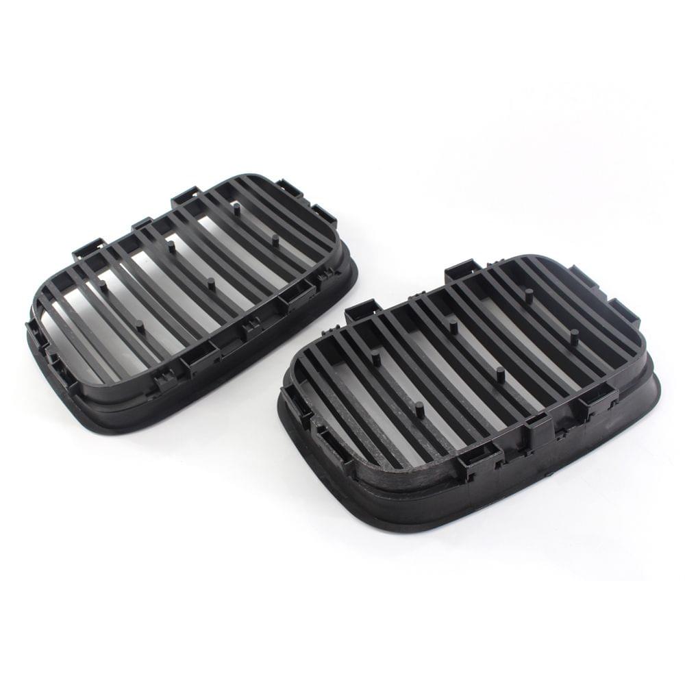 51138122237/51138122238 Car Front Grilles Matte Black Dual