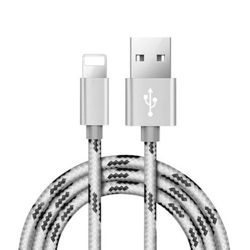 1 Meter 8 Pin USB Cable Data Charger High-strength Nylon 6
