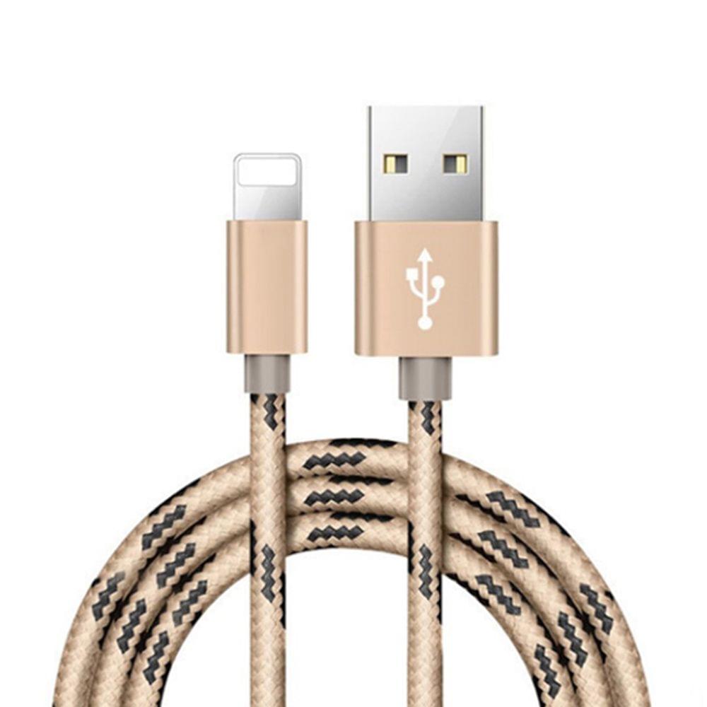 1 Meter 8 Pin USB Cable Data Charger High-strength Nylon 6