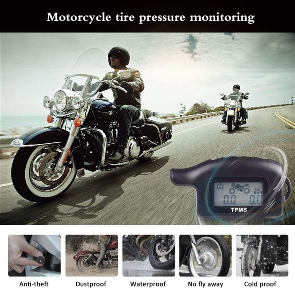Waterproof Cordless TPMS Motorcycle Tire Pressure Monitoring