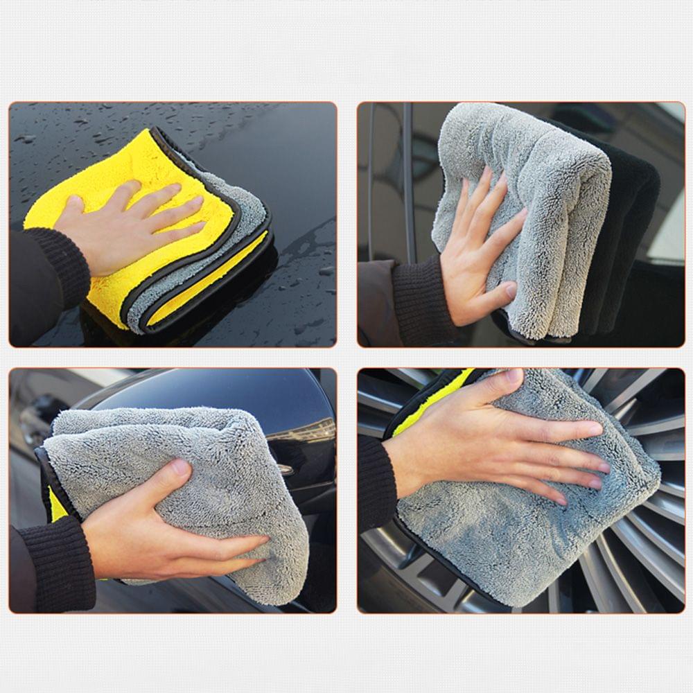 1pcs Car Wash Towel Super Absorbent Thick Microfiber Car