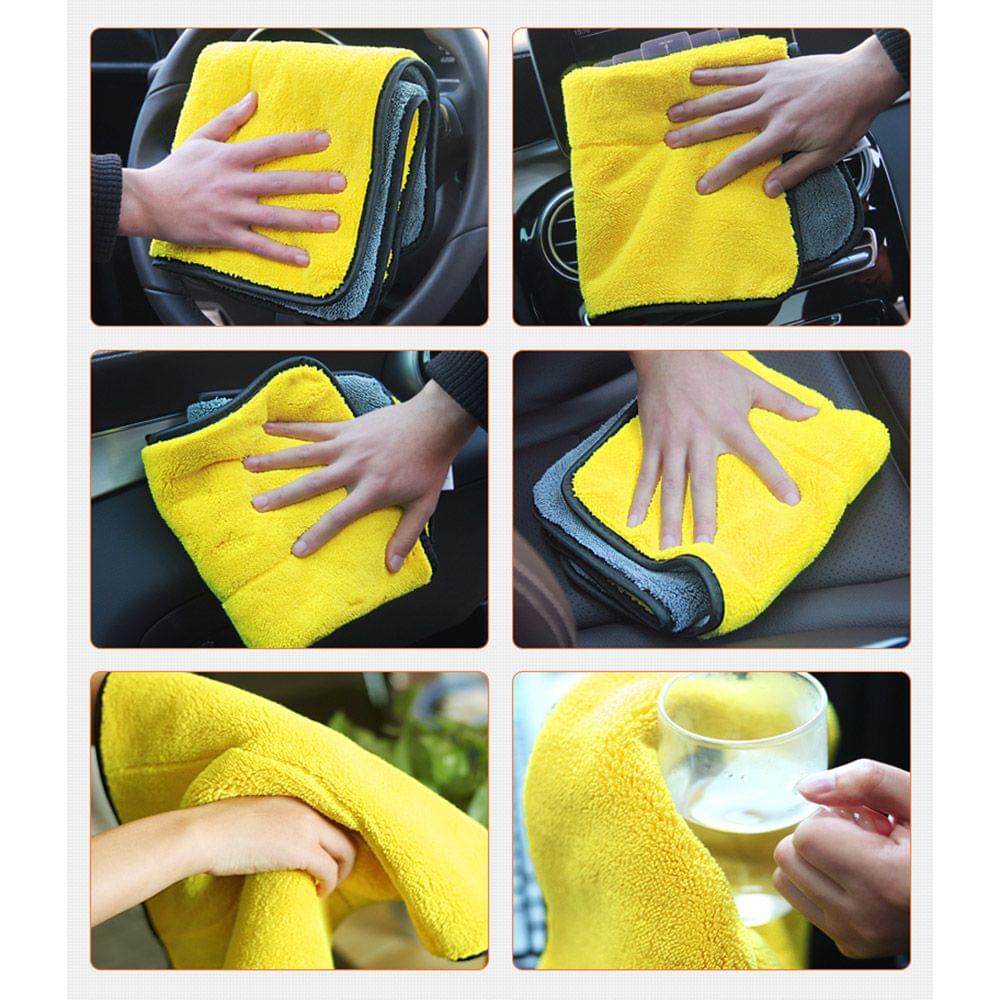 1pcs Car Wash Towel Super Absorbent Thick Microfiber Car