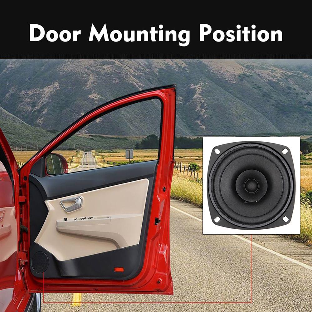1x 4'' 4 Ohm 300W Car Coaxial Speaker Vehicle Door Auto