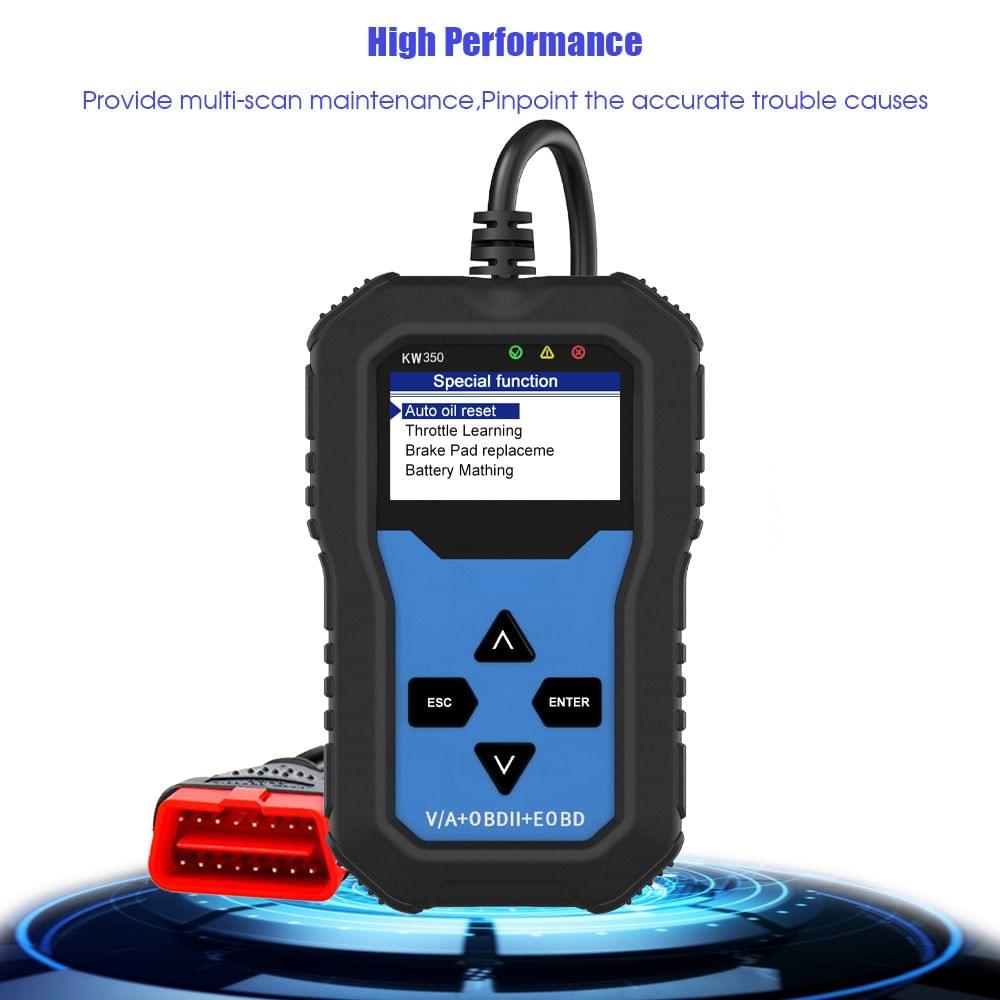 Universal OBDII Scanner Code Reader Engine Fault Reader Tire