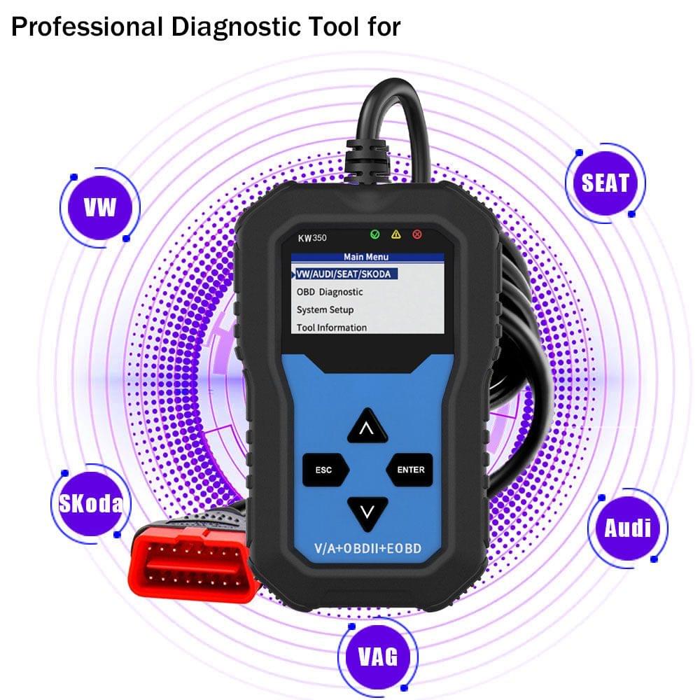 Universal OBDII Scanner Code Reader Engine Fault Reader Tire
