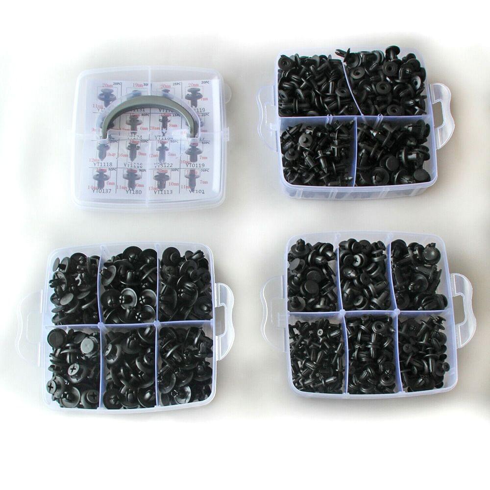 635Pcs Car Body Kit Car Retainer P-lastic Clips Fasteners 16 - 635Pcs