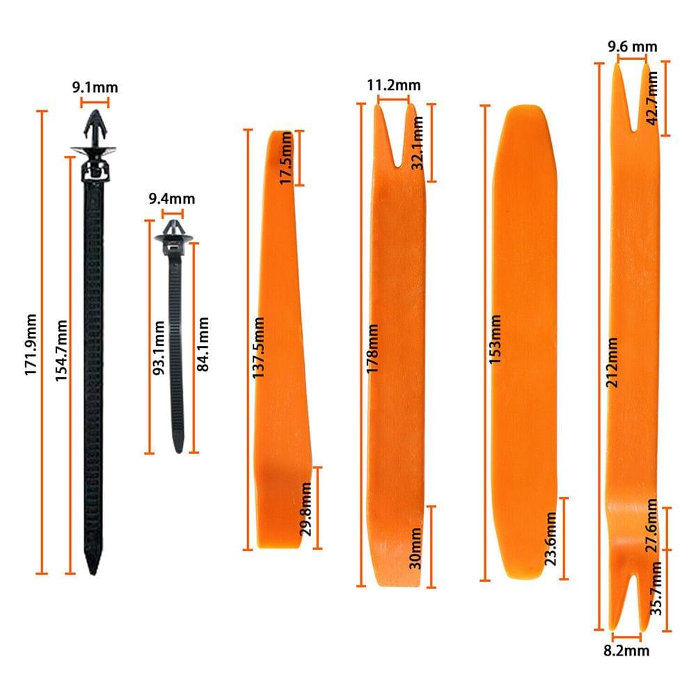 635Pcs Car Body Kit Car Retainer P-lastic Clips Fasteners 16 - 635Pcs