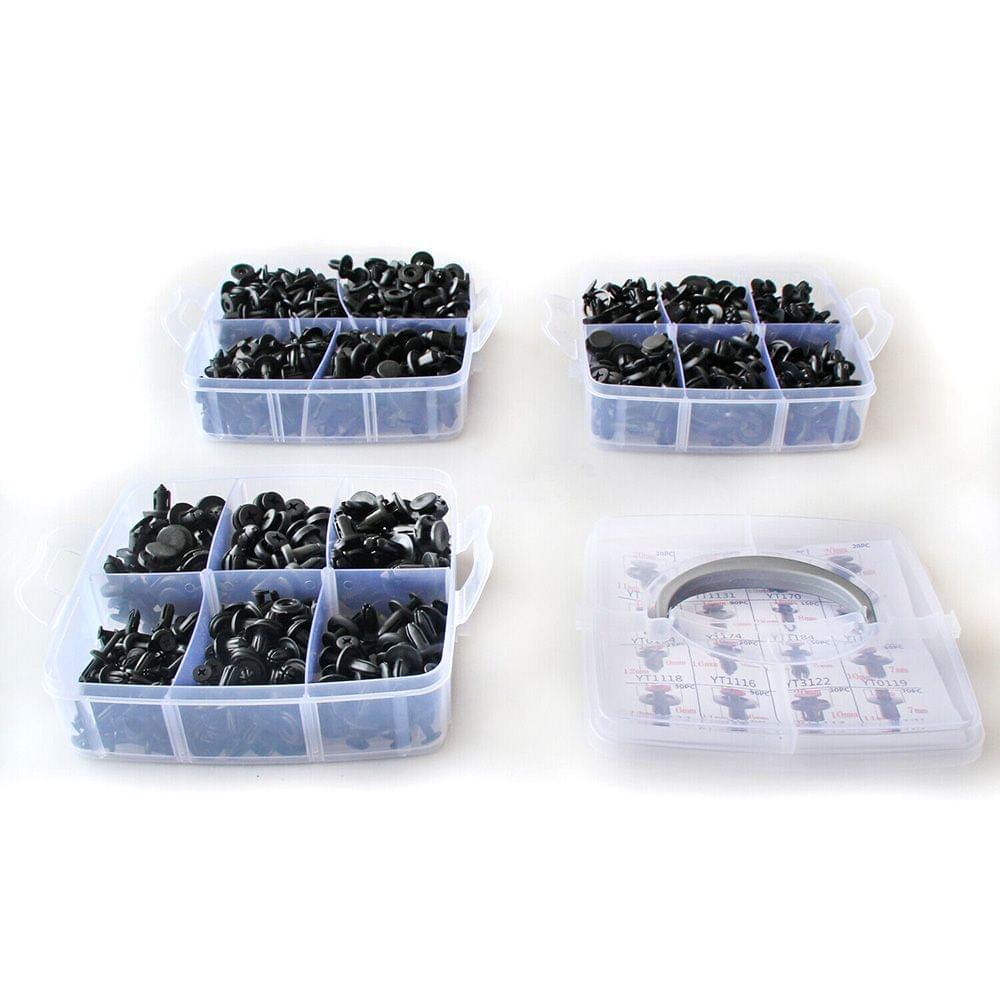 635Pcs Car Body Kit Car Retainer P-lastic Clips Fasteners 16 - 635Pcs