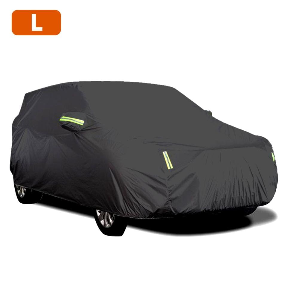Car Cover Full Covers with Reflective Strip Sunscreen - L