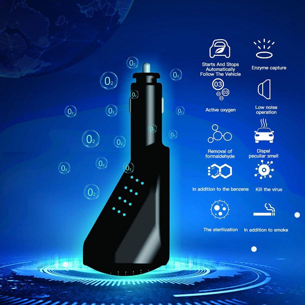 Portable Intelligent Vehicle-Mounted Air Purifier