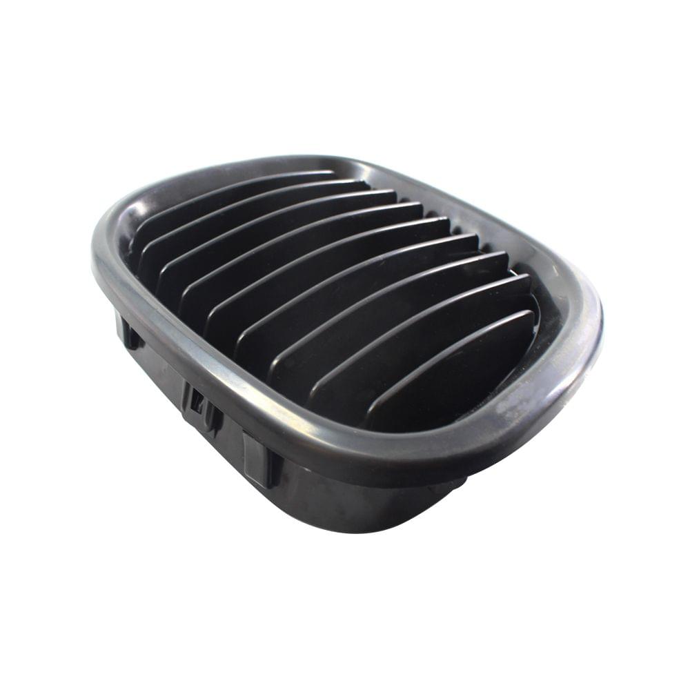 2Pcs Front Bumper Grille Matte Black Front Kidney Grilles