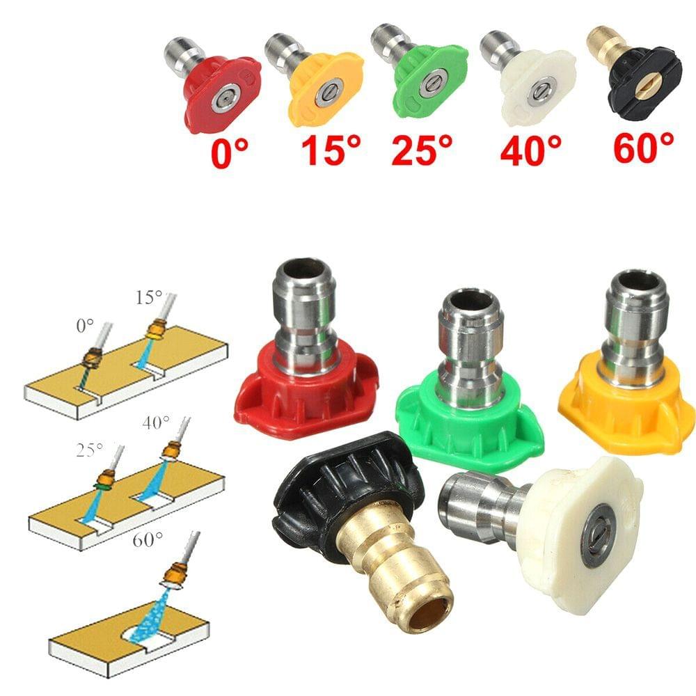 High Pressure Water Washer Sprayer 4000PSI Lance 5 Nozzle - 10m