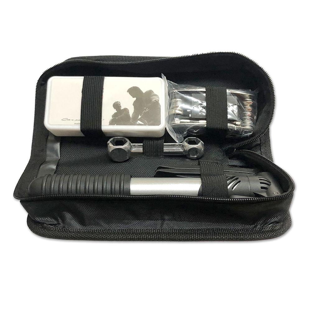 Bike Tyre Repair Tool Kit 16 in 1 Multi-Function Bicycle