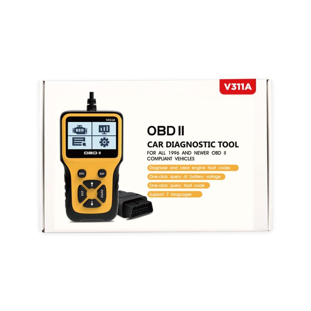 V311A OBD II Scanner Car Diagnostic Tool Battery Voltage