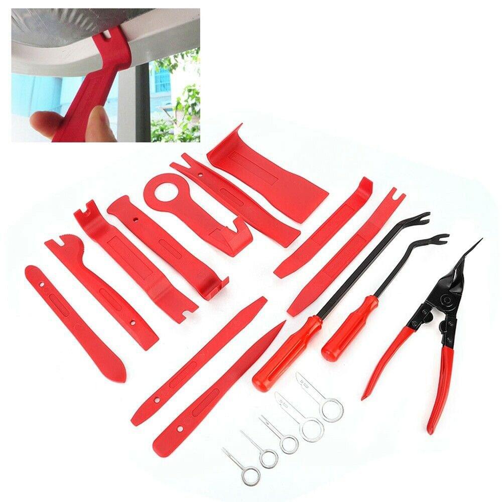 19Pcs Tools Kit Audio Pliers Fastener Car Interior Door - 19Pcs