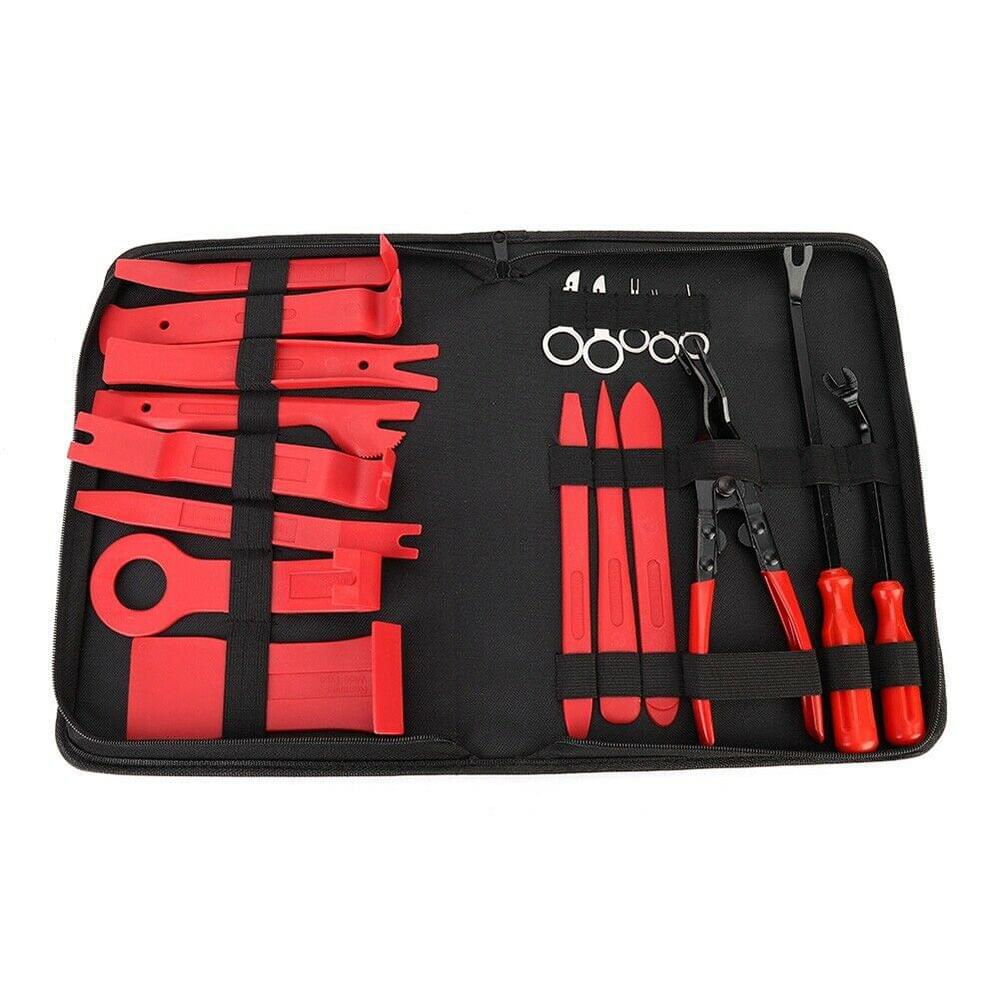 19Pcs Tools Kit Audio Pliers Fastener Car Interior Door - 19Pcs