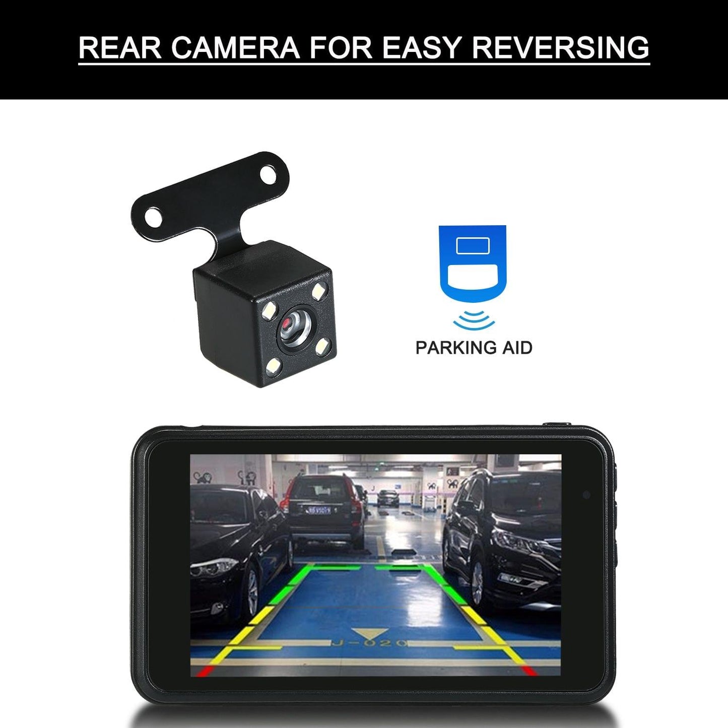 1080P FHD Car DVR 4inch Dash Cam Car Driving Recorder Dual