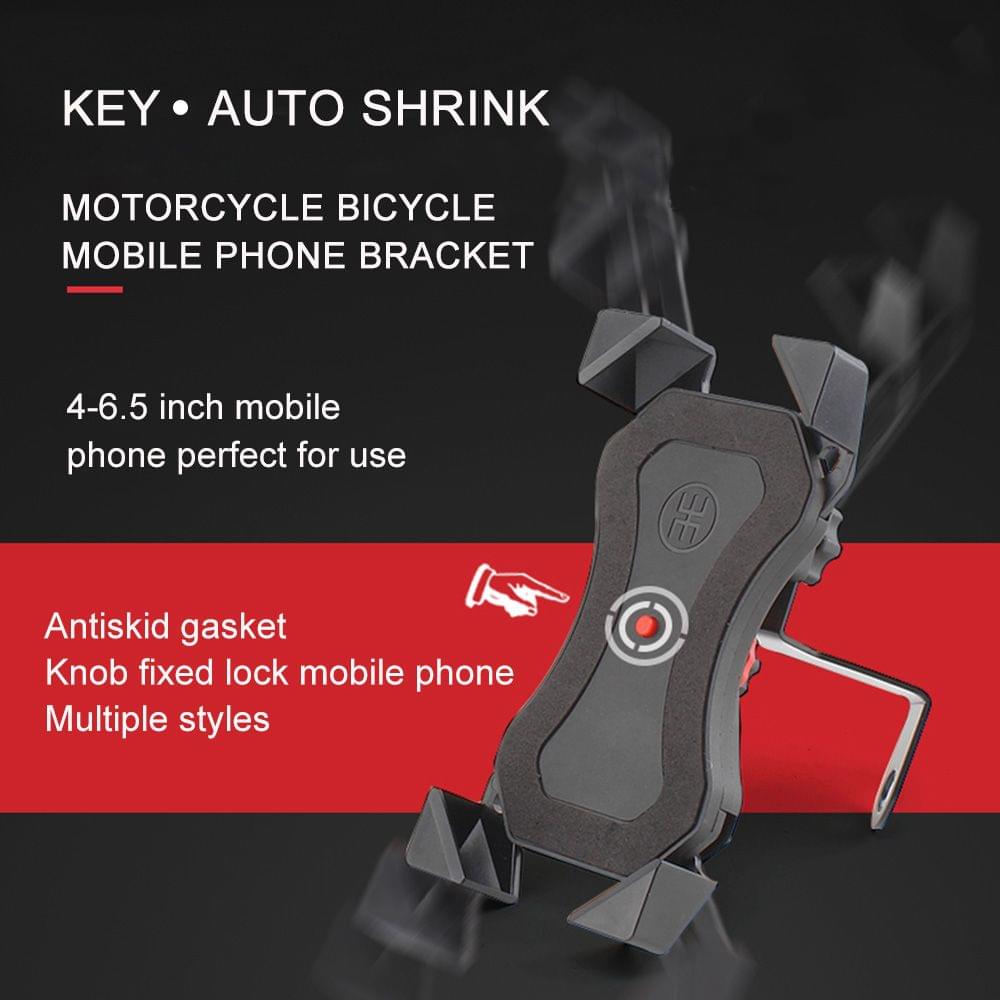 Bicycle Motorcycle Phone Mount Aluminum Bike Phone Holder