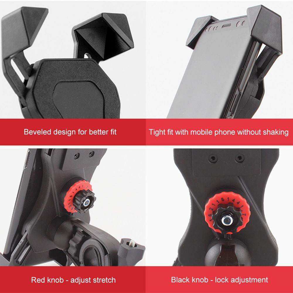 Bicycle Motorcycle Phone Mount Aluminum Bike Phone Holder