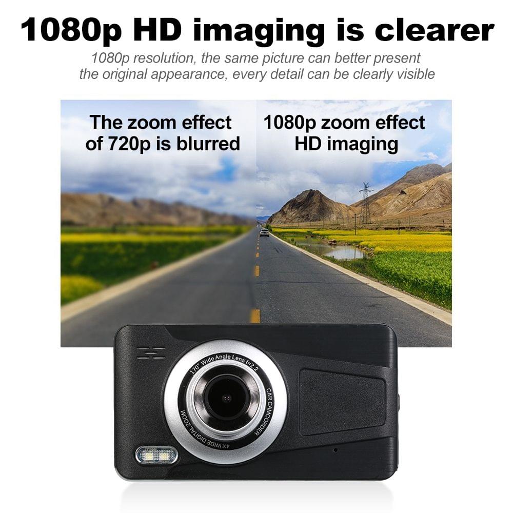 1080P Driving Recorder Dual Lens Car Blackbox DVR Dash