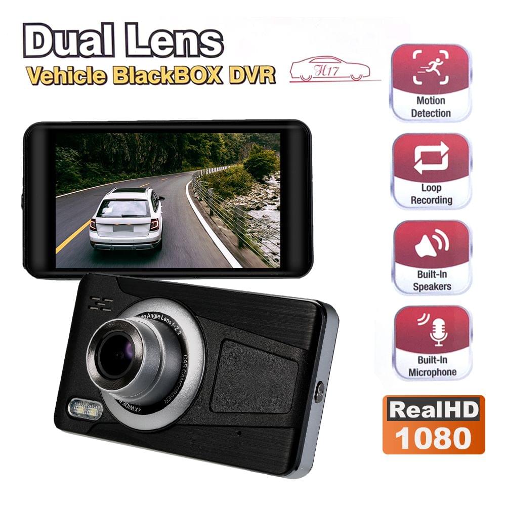 1080P Driving Recorder Dual Lens Car Blackbox DVR Dash