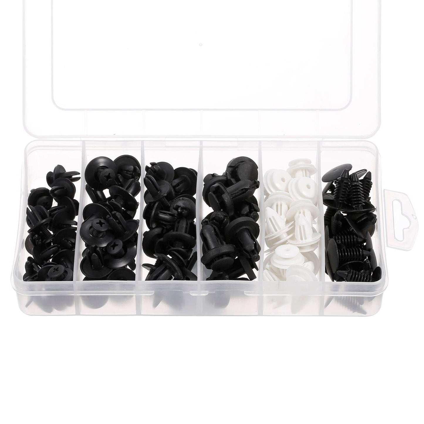 100Pcs Car Body Plastic Push Retainer Pin Rivet Fasteners
