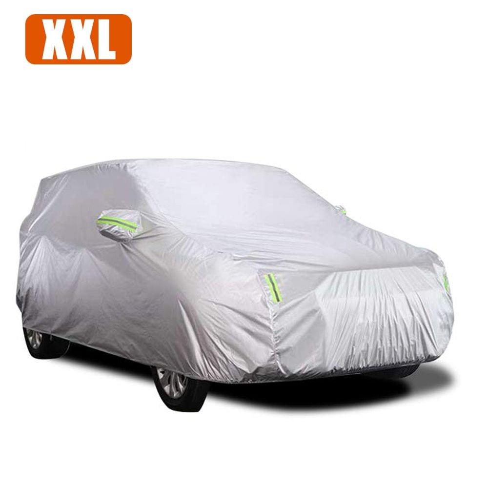 Car Cover Full Sedan Covers with Reflective Strip Sunscreen - XXL