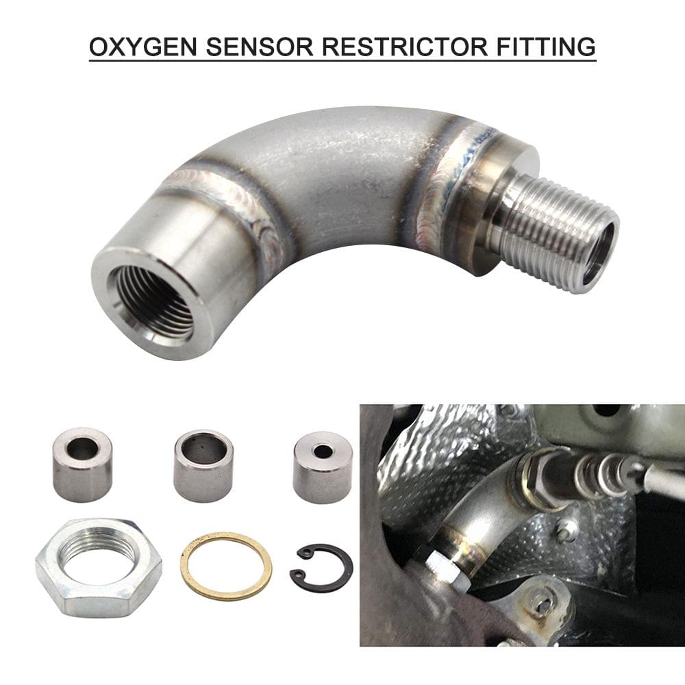 Universal Stainless Steel J-Style Oxygen Sensor Restrictor