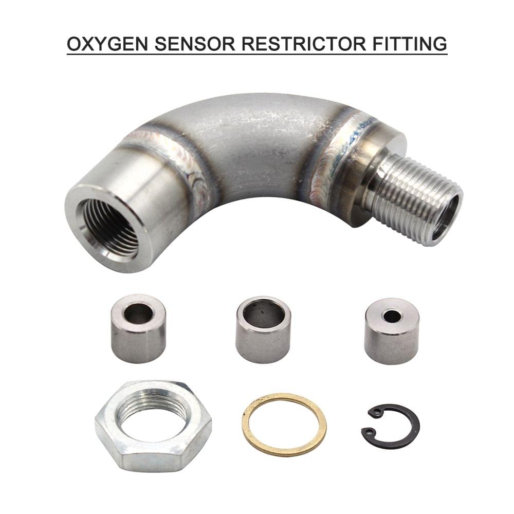 Universal Stainless Steel J-Style Oxygen Sensor Restrictor