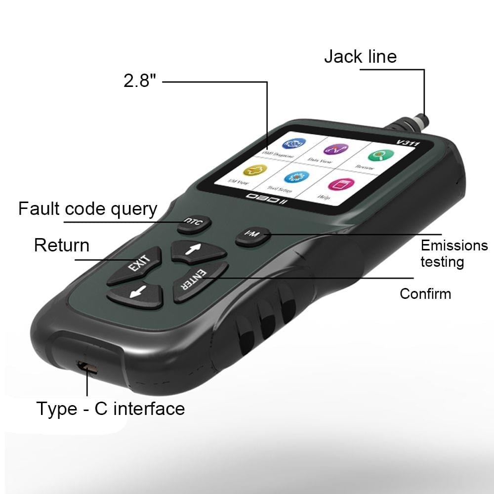 Code Reading Card Automobile Fault Detector Hand Held