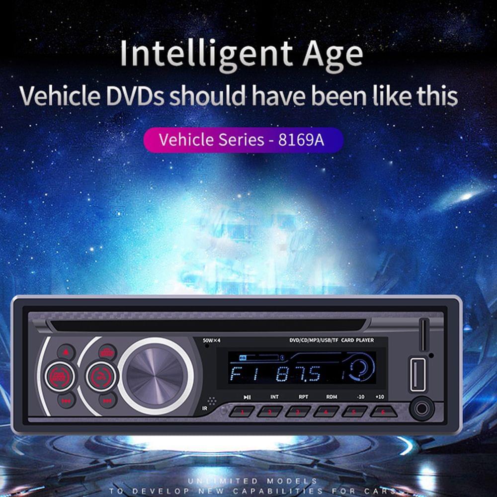 One Din Car DVD Player BT Car Player Plug In A USB Radio Car